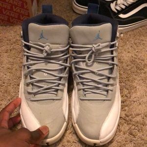 Wolf grey Jordan 12’s